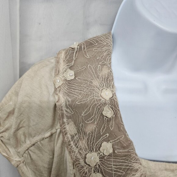 Angels never die Cream Embroidered Dress - Picture 3 of 15